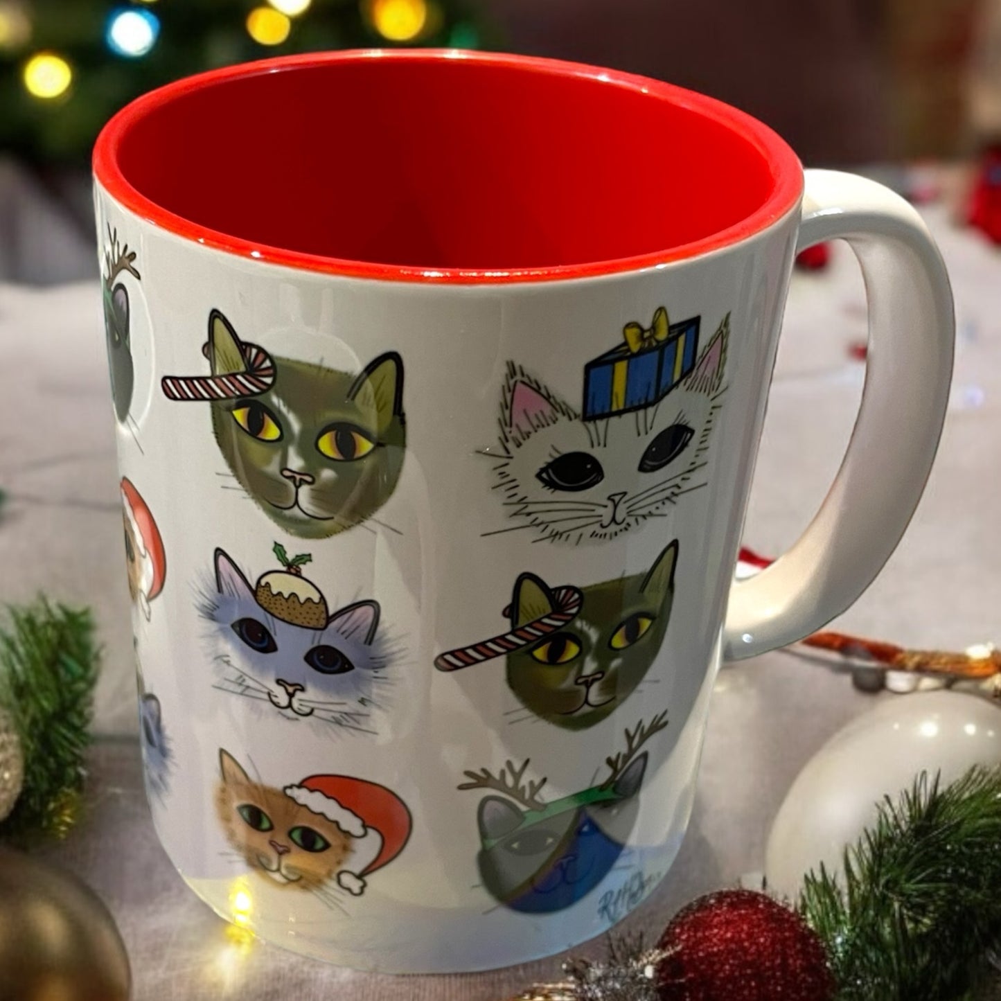 'Christmas Kitties'© Mug