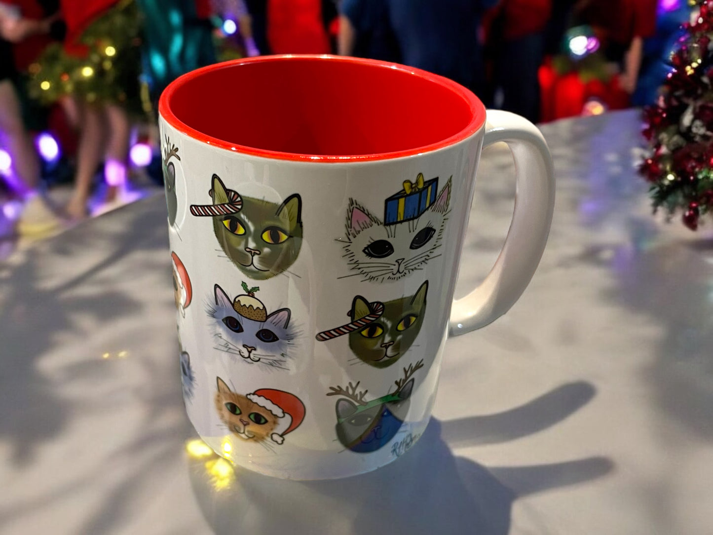 'Christmas Kitties'© Mug