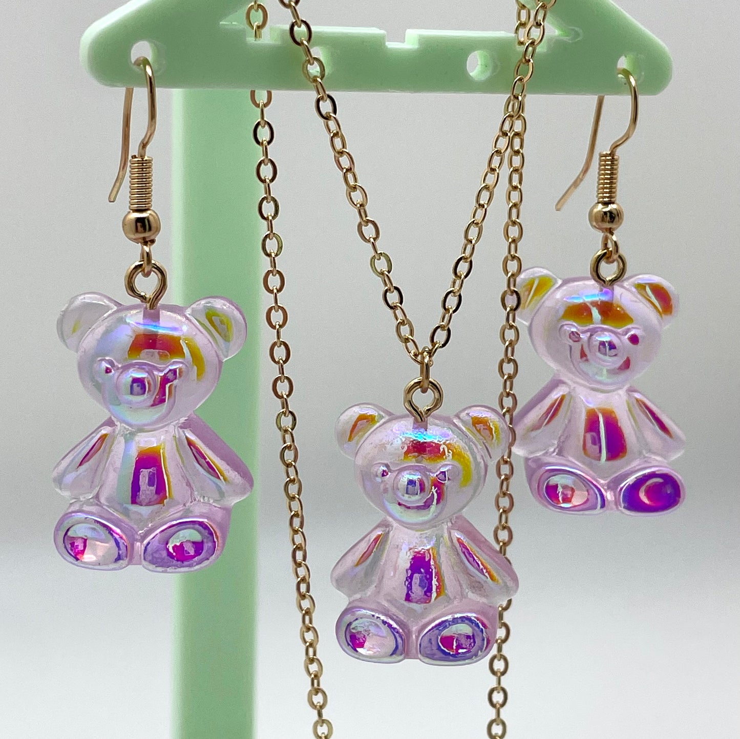 Gummy Bear Necklace and Earring Sets