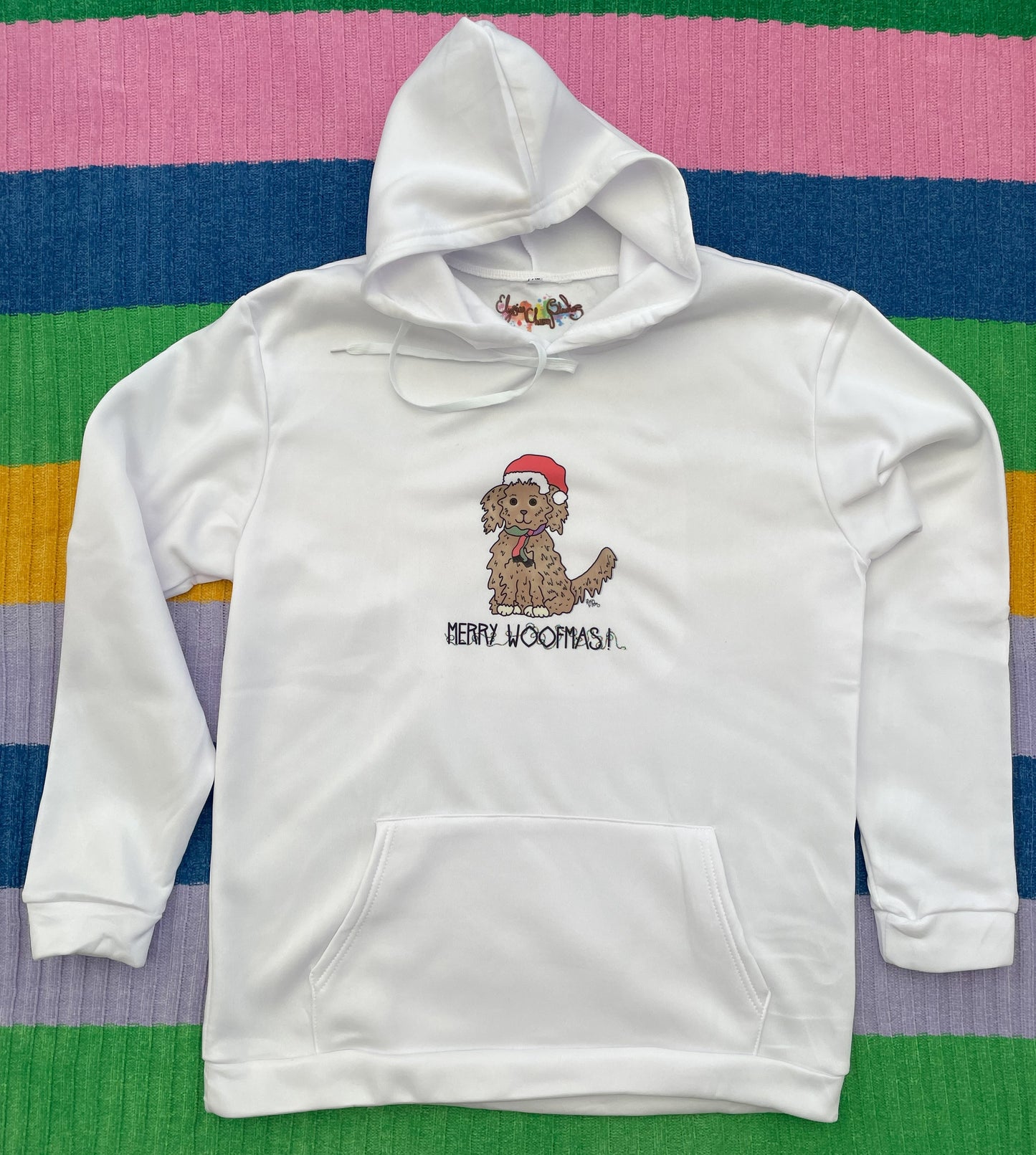 MERRY WOOFMAS!© Gemstone Hoodie