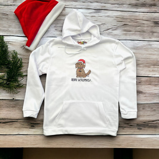 MERRY WOOFMAS!© Gemstone Hoodie